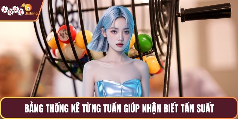 Bảng thống kê từng tuần giúp nhận biết tần suất